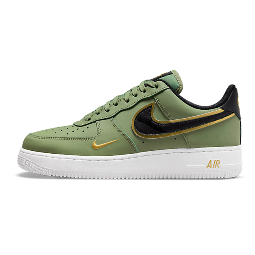 Tênis Double Swoosh Olive Gold Black